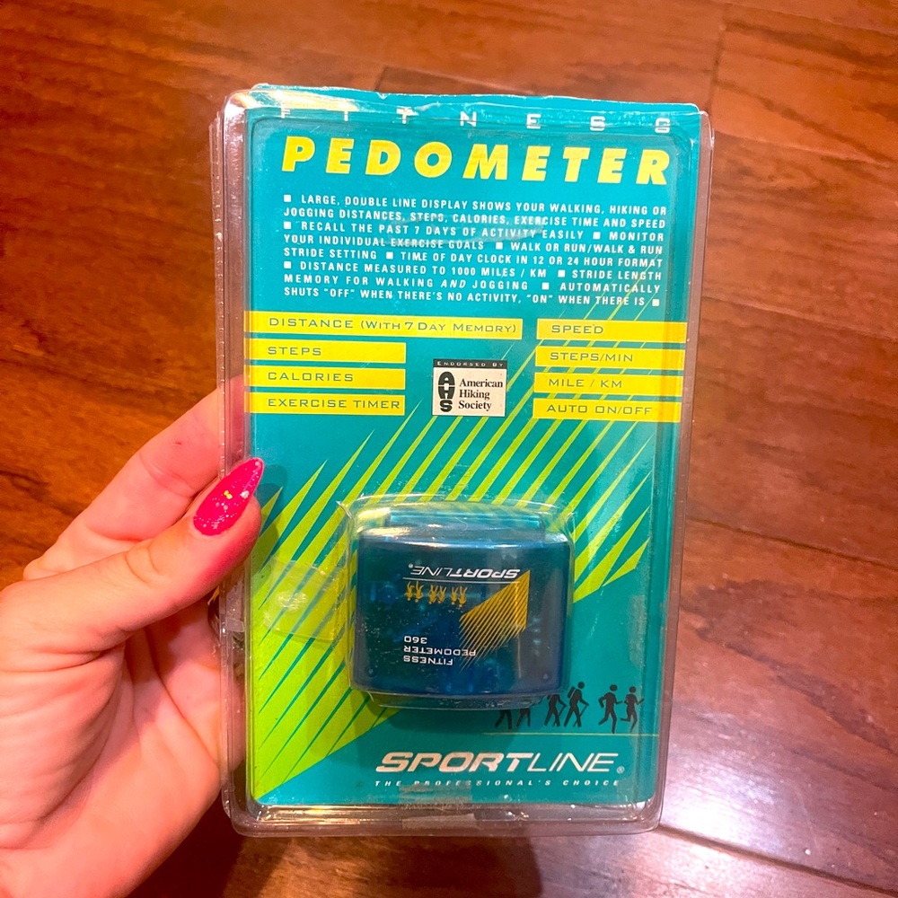 Sportline Fitness Step Counter Pedometer Tracker NWT